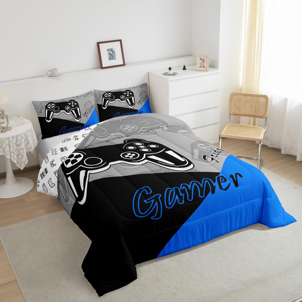 Feelyou gaming pillowcase 20x30 highlights soft microfiber comfort.