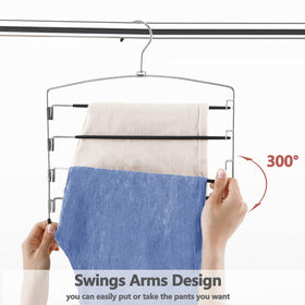 FeeraHozer 360° rotate hook enables flexible, quick outfit selection