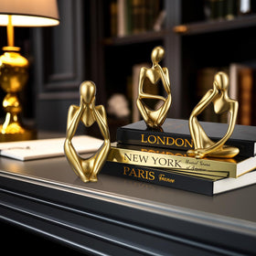 Feifeiya shelf decor modern display creates texture and visual interest.