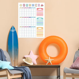 Feifeiya family-planning calendar posters encourage collaborative summer adventures
