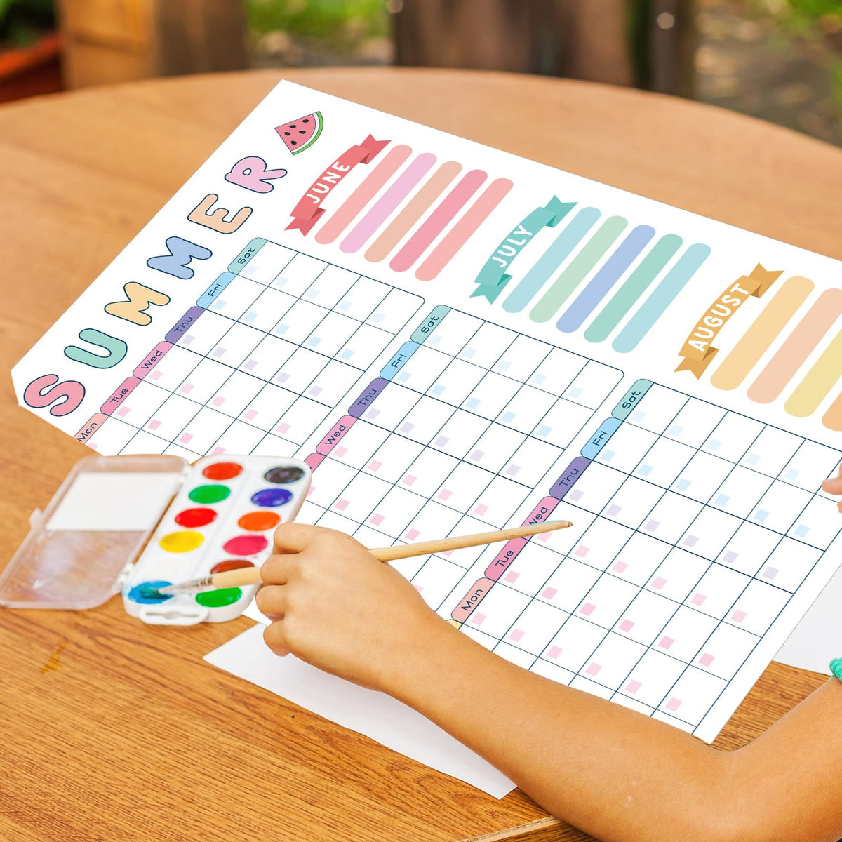Feifeiya memory-capsule calendar keeps summer moments for later reflection