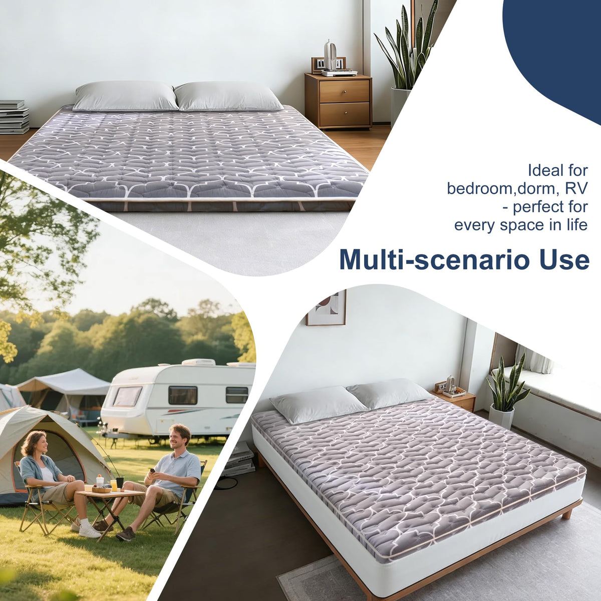 Feisaibaoly lightweight sleeping pad travels easily for trips and camping.