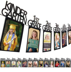 Feiyisuosi graduation banner with 13 photo cards for K-12 memories