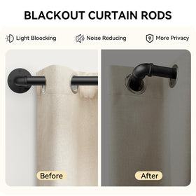 FELIDESIGN 1 inch rod supports up to 40 pounds of curtains