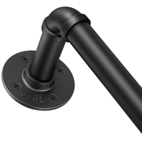 FELIDESIGN 1 inch heavy-duty blackout curtain rod extended for large windows, 144 inches