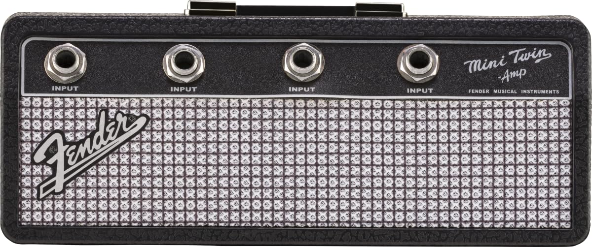Fender Jack Rack Small highlights real amp grill cloth for retro vibes and organization.