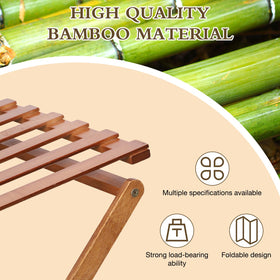 Fengzhizhu bamboo rack shown free-standing and tool-free