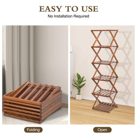 Fengzhizhu vertical storage rack keeping six pairs organized
