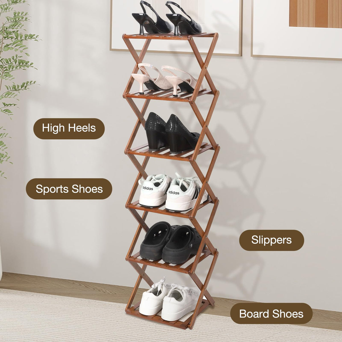 Fengzhizhu X-frame bamboo construction provides stable support