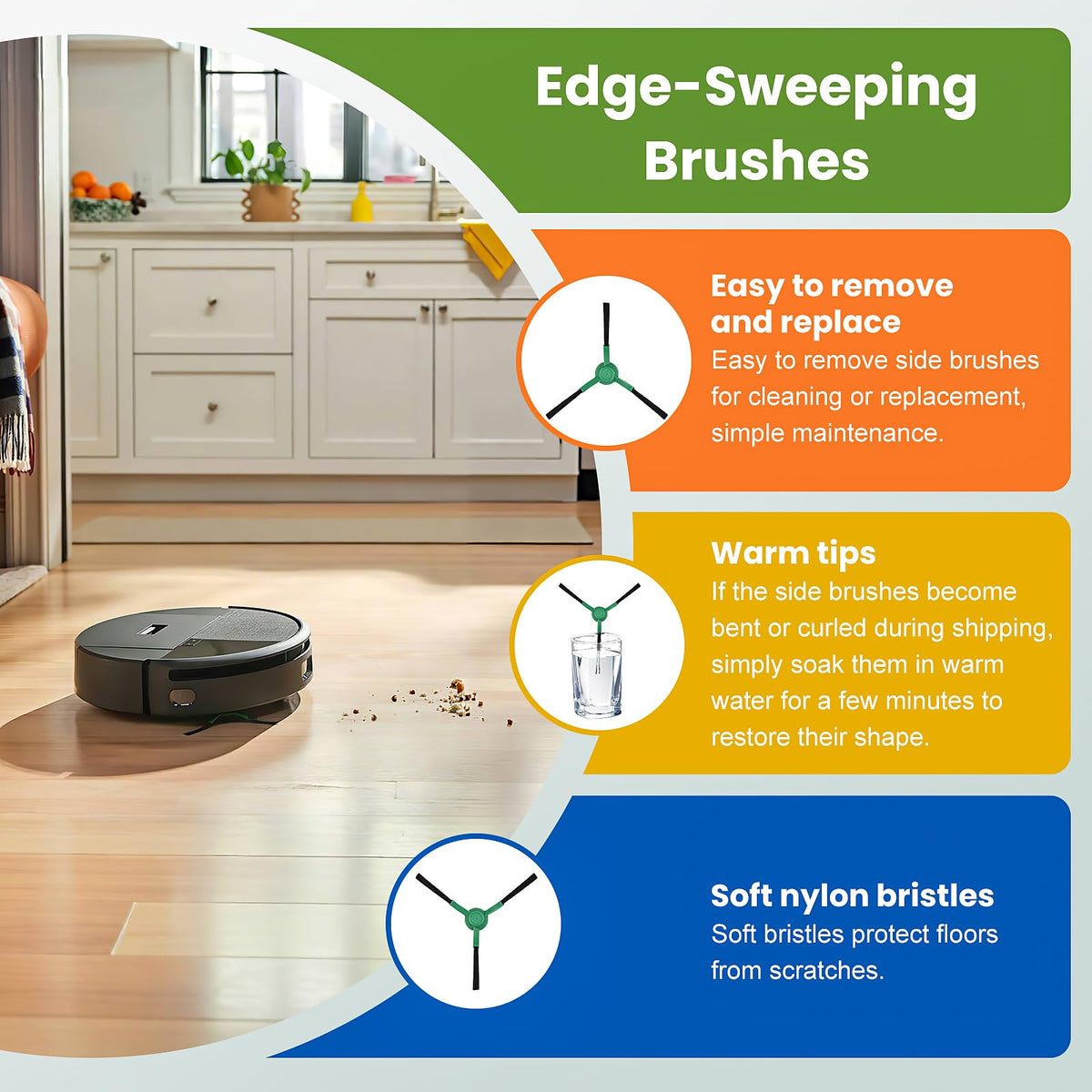 Fenkabs Roomba dust bags with large capacity for longer cleaning between emptying