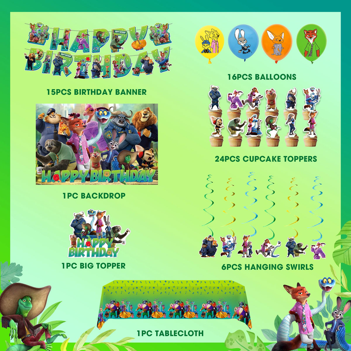 FENNIDICE Jungle Cake Topper adds bold celebration on desserts