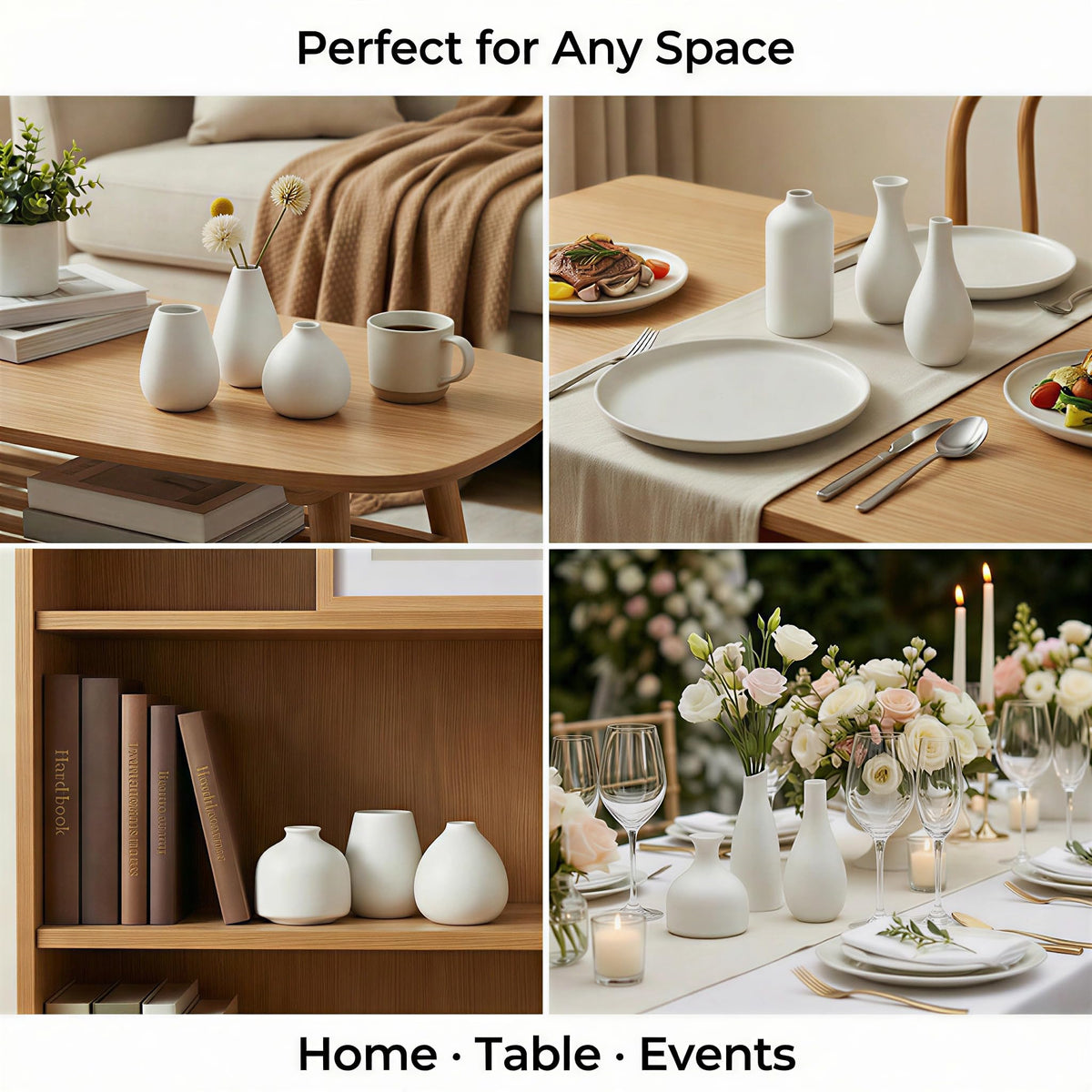 Fenravian vases for dry or faux flowers and decorative displays.
