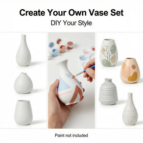 Fenravian smooth-bottom vases protect surfaces on wood or glass.