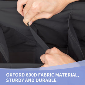 FENTEC deep 9-inch pockets hold high heels securely without sagging.