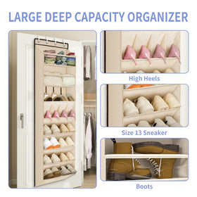 FENTEC deep pockets with 9-inch depth for large shoes and boots
