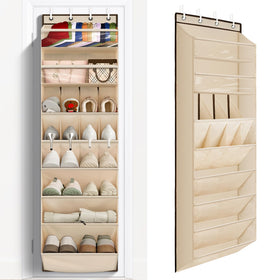 FENTEC over-door shoe organizer with eight shelves for easy access