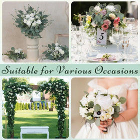 FENYUAN eucalyptus stems centerpieces idea for events.