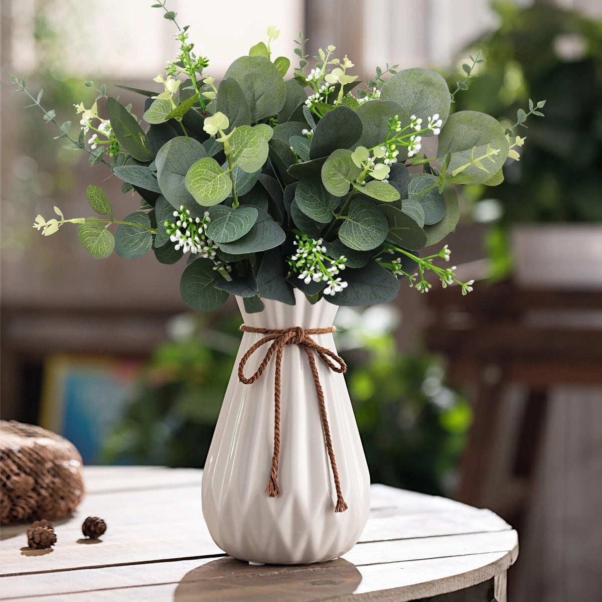 FENYUAN eucalyptus stems home-decor use for greenery.