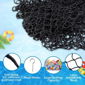 Feoang quick-dry mesh close-up shows fast water drainage for quicker drying.