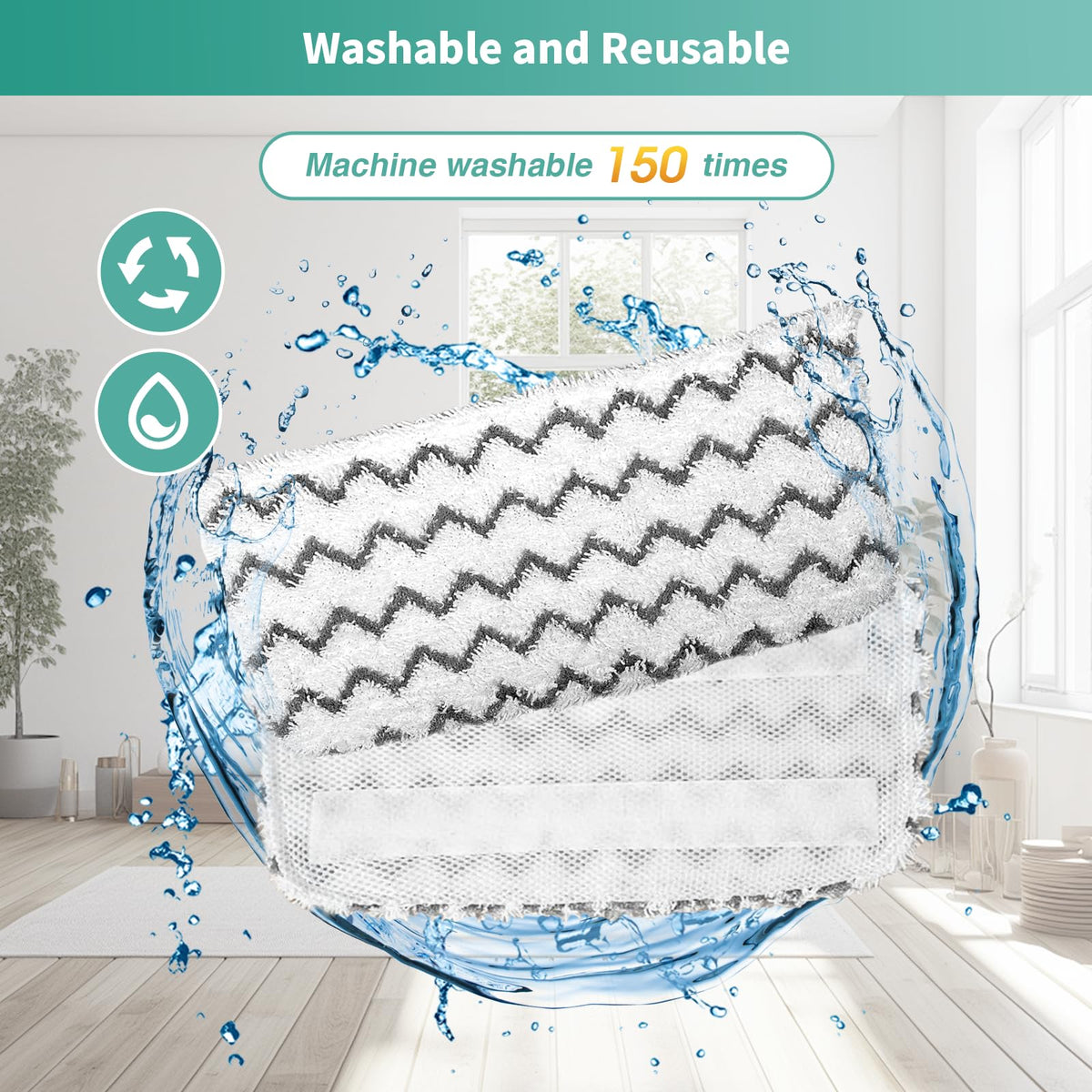 fepoch pads capture pet hair and stains for a cleaner home.