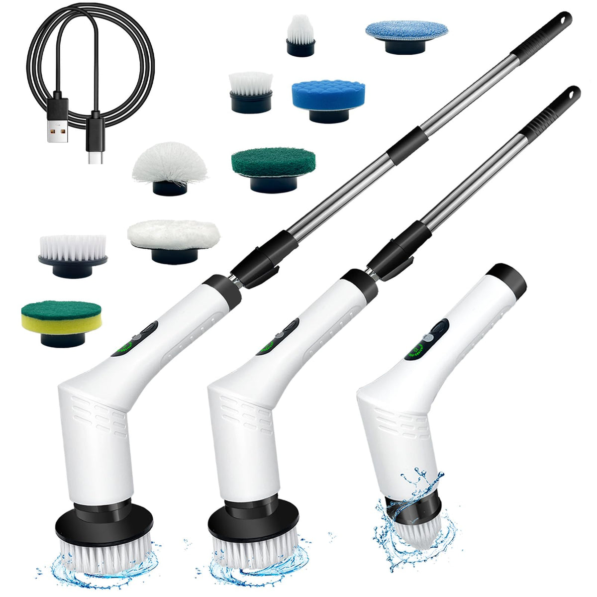 Ferbana Spin Scrubber main unit enables fast, thorough cleaning.