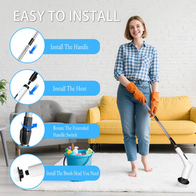 Ferbana Spin Scrubber waterproof design handles humid areas.