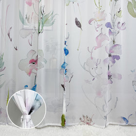 Fereyis lightweight fabric feels soft and breathable for any room.