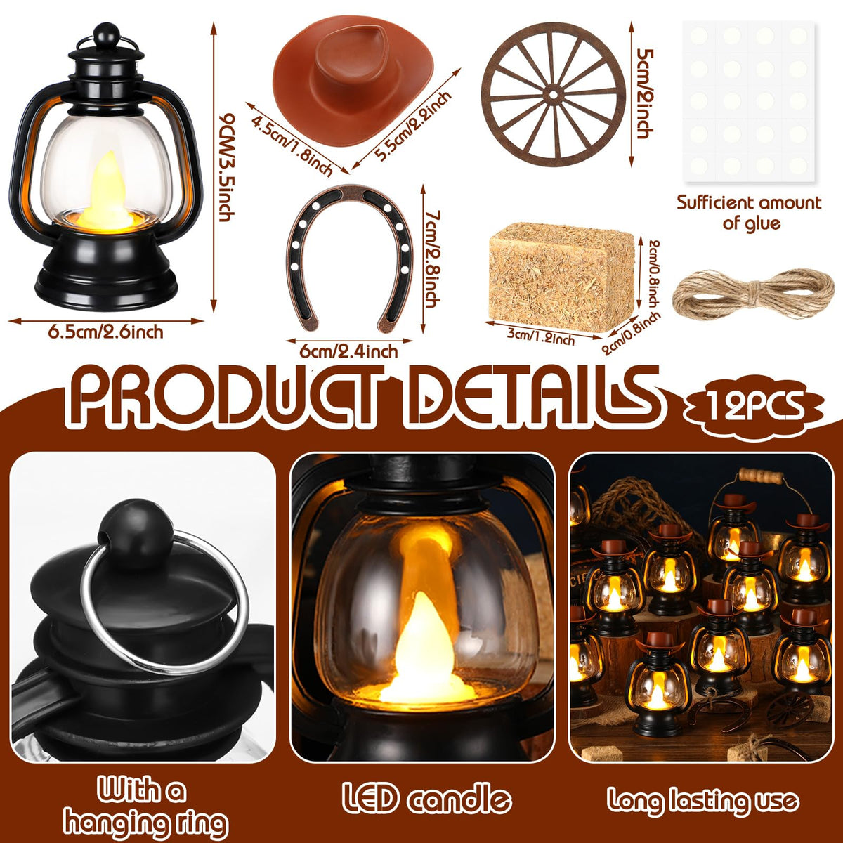Ferraycle mini horseshoe decor adds Western charm