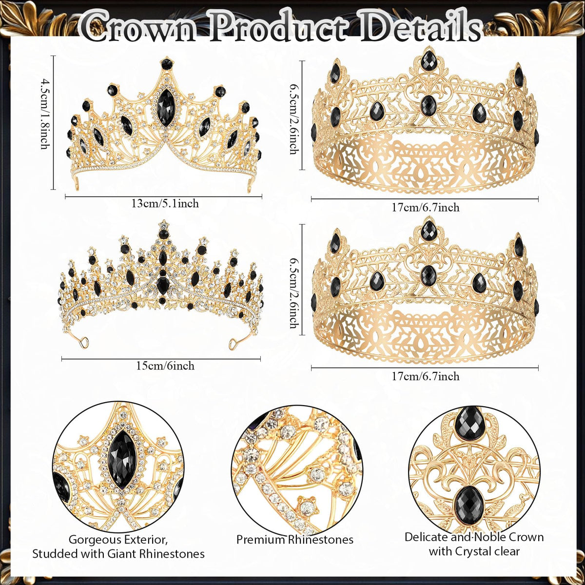 Ferreve prom sashes with crowns offer versatile, photo-ready party looks.