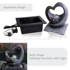 Ferrisland portable lightweight polyresin fountain for home or office