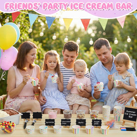 Ferrochef zinc alloy scoops for smooth, mess-free ice cream serving