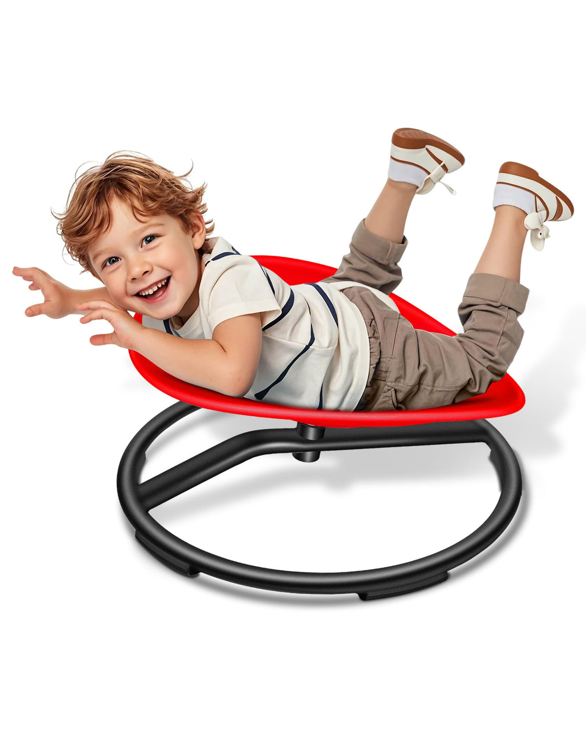 FERUERW colorful red chair promotes joyful, active play.