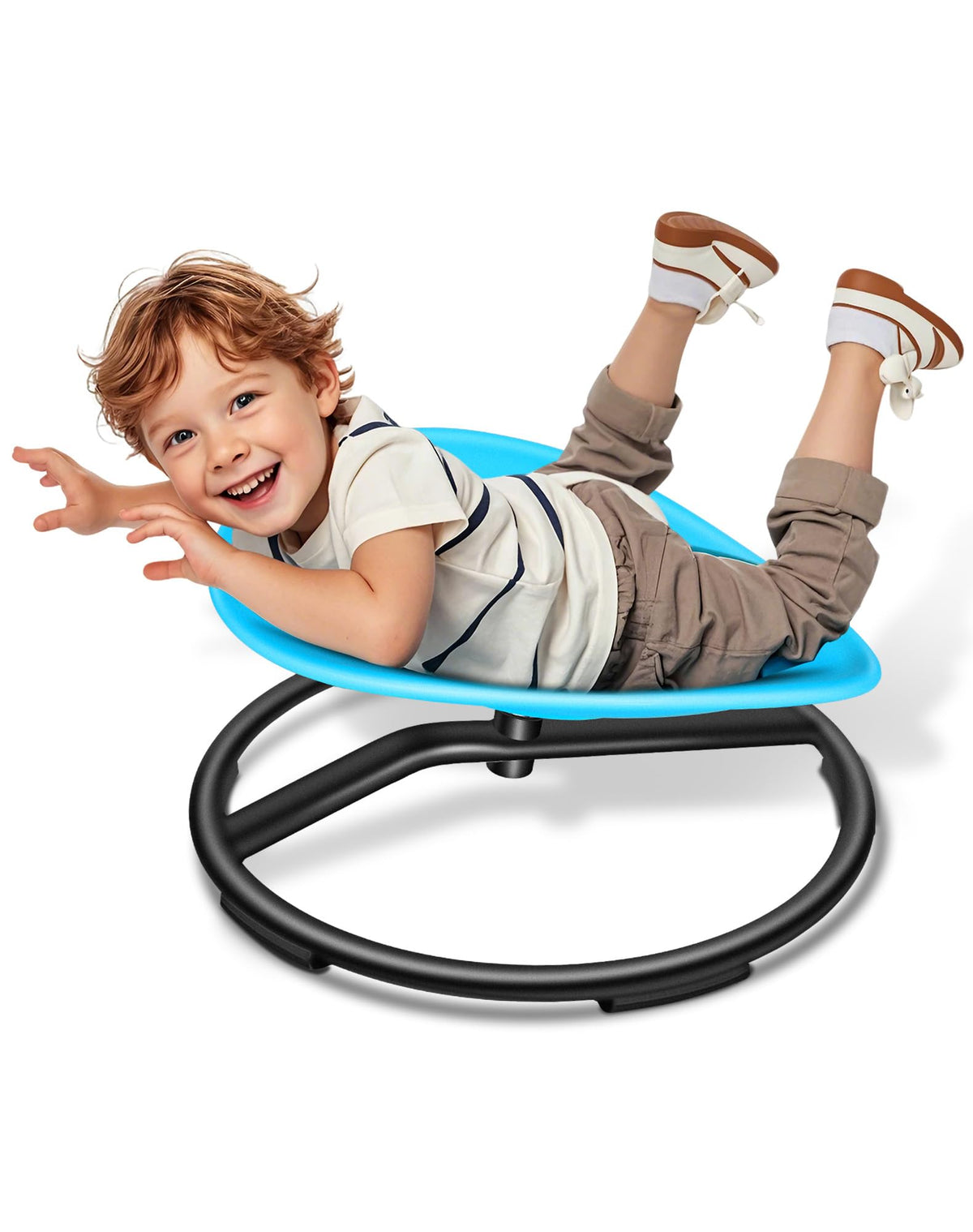 FERUERW Spinning Chair anti-slip base ensures safer play for kids