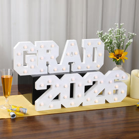FestalMart Class of 2026 sign wooden frame enhances ceremony photo backdrops.
