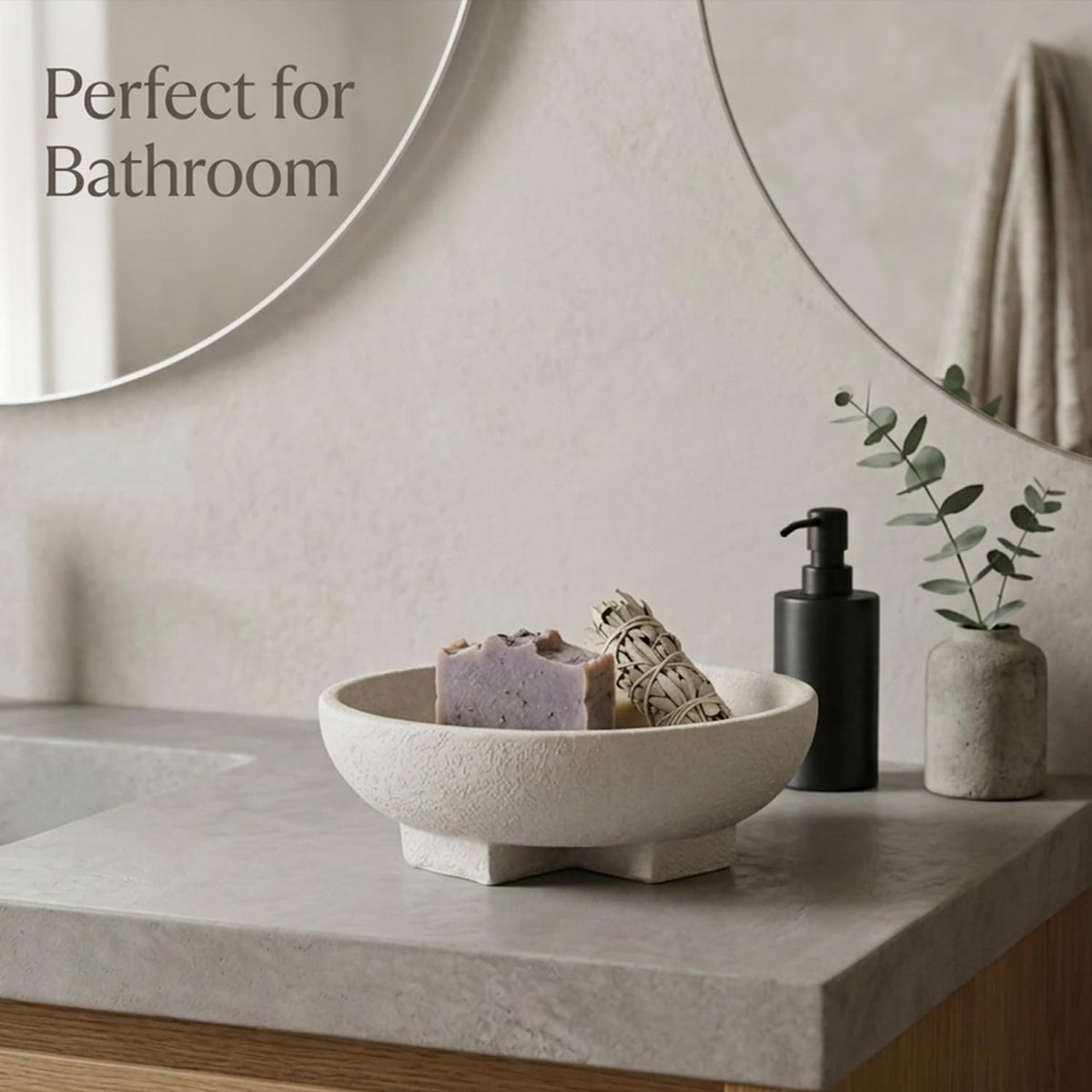 FESTGLOX minimalist beige design pairs with farmhouse, boho, or modern spaces.