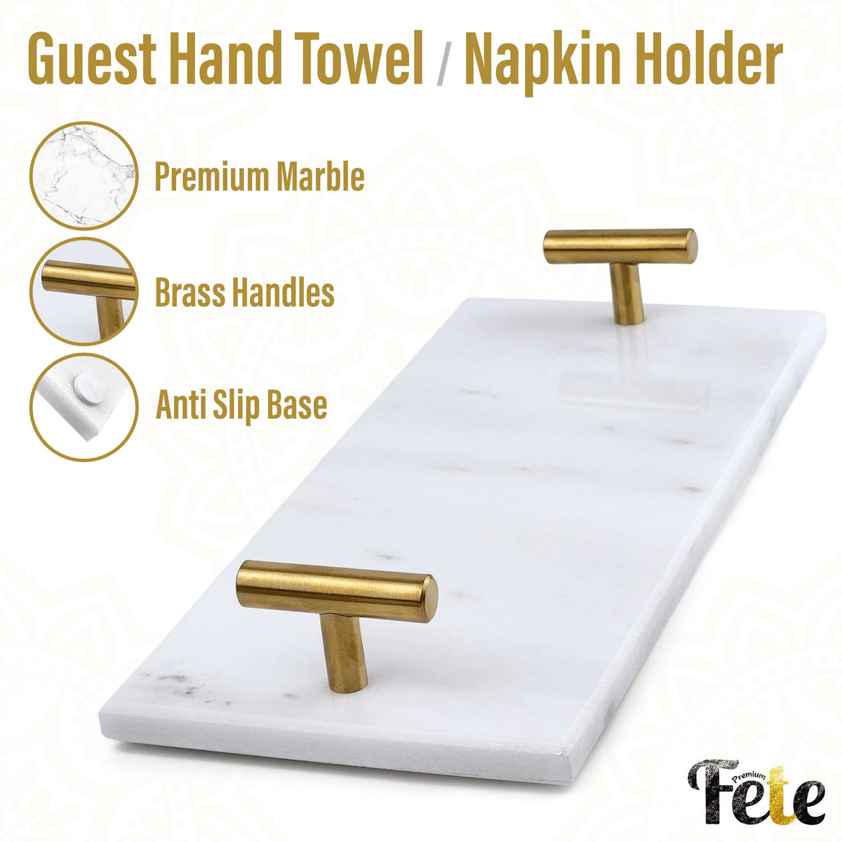 Fete disposable towel organizer for bathroom countertop convenience