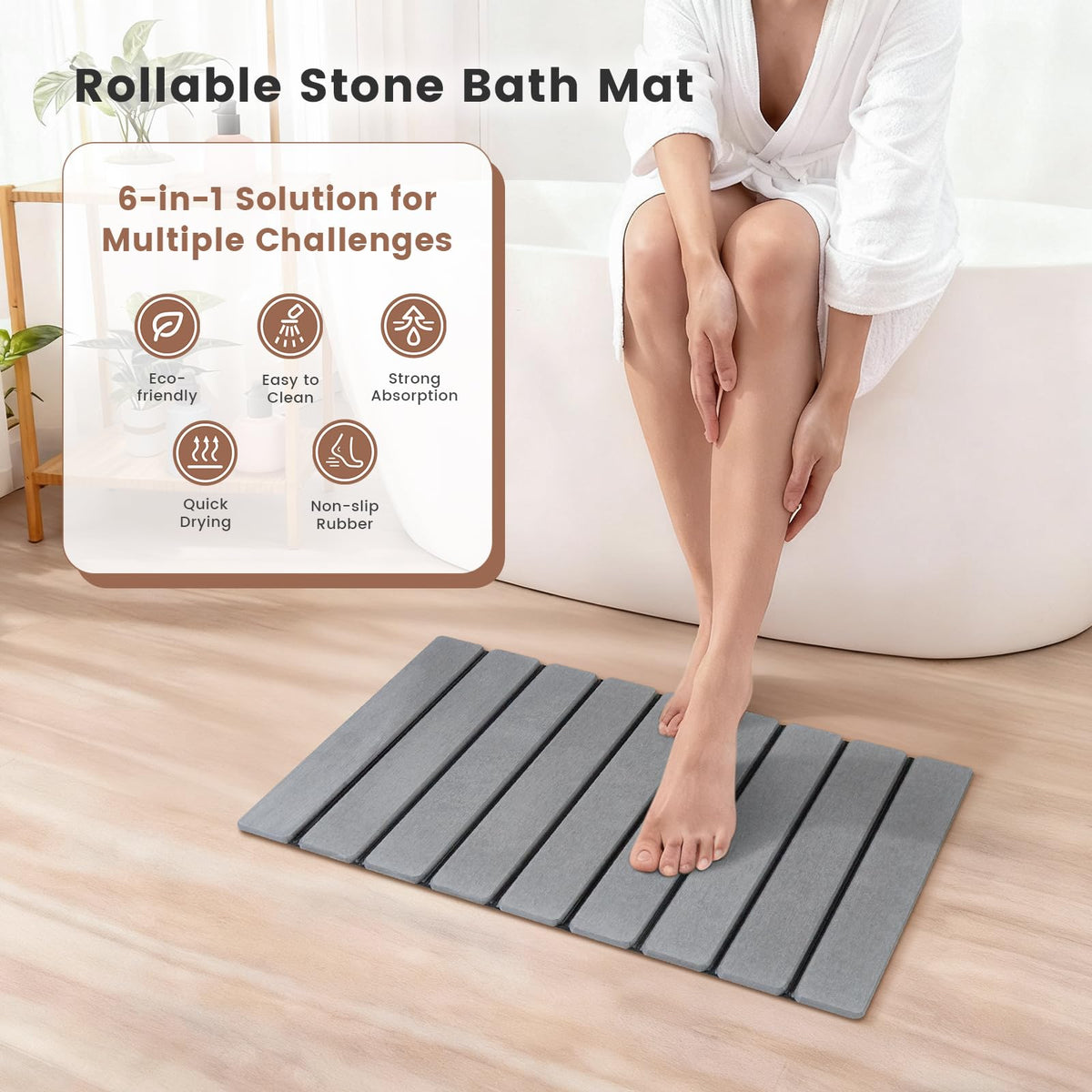 Fetriwer anti-slip mesh detail for secure placement on surfaces.