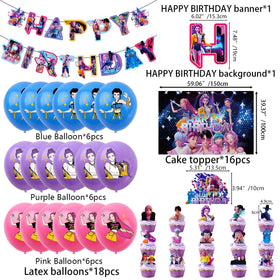 FEWSDXS cartoon balloons 18-pack adds vibrant color and festive flair.