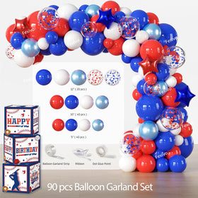 Fexivo Baseball foil balloons bring shine and energy to the setup