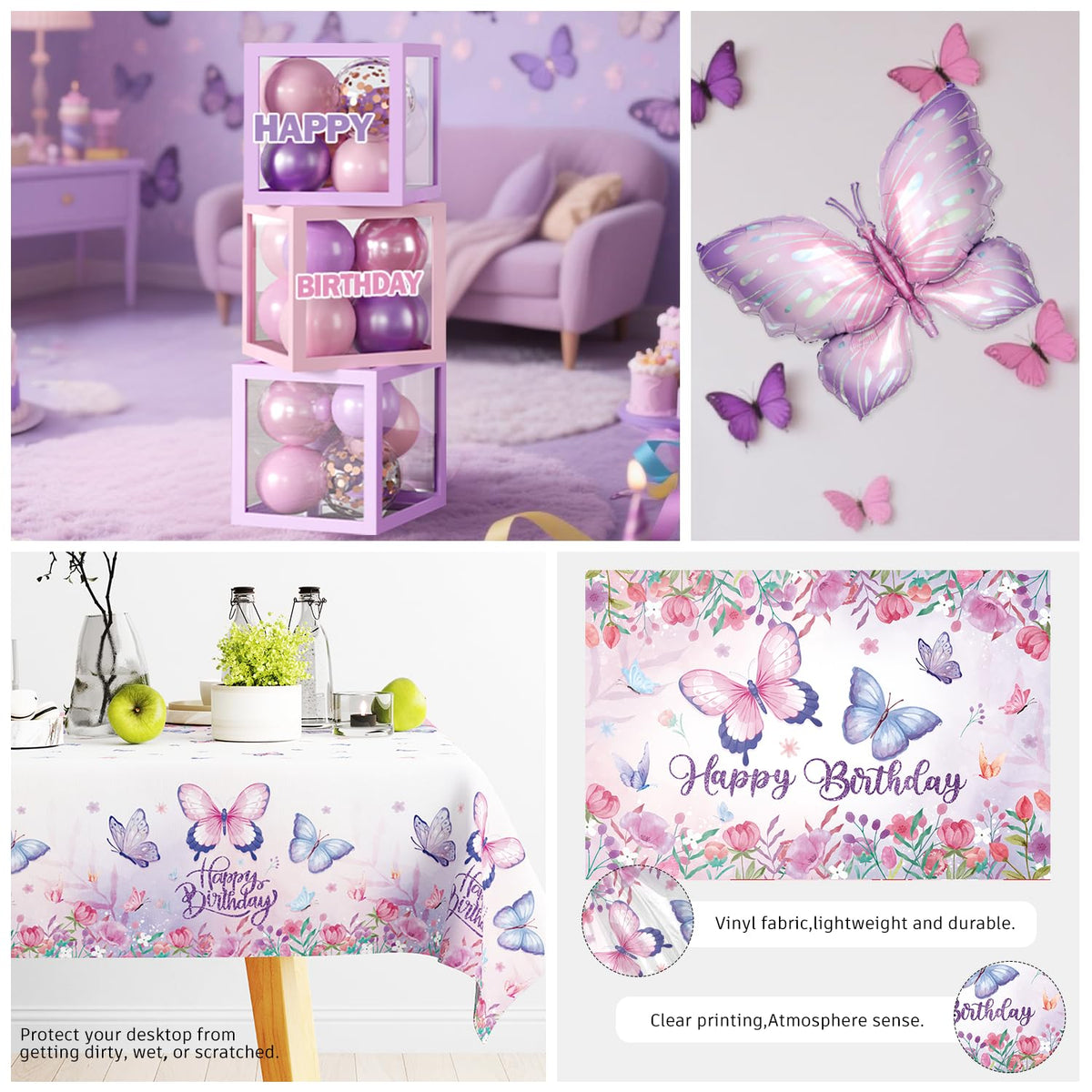 Fexivo butterfly plates 9in provide sturdy dining for guests.
