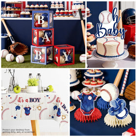 Fexivo cake topper showcases celebration with baseball charm.