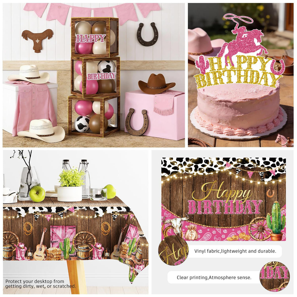 Fexivo cowgirl napkins provide soft, absorbent practicality for spills.