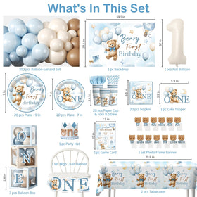 Fexivo High Chair Banner with teddy design for cute milestone moments.
