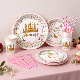 Fexivo once upon a time backdrop creates a dreamlike party setting