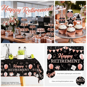 Fexivo rose gold cupcake toppers for treats and snacks