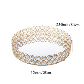 Feyarl handcraft crystal beads create sparkling accents for jewelry storage.