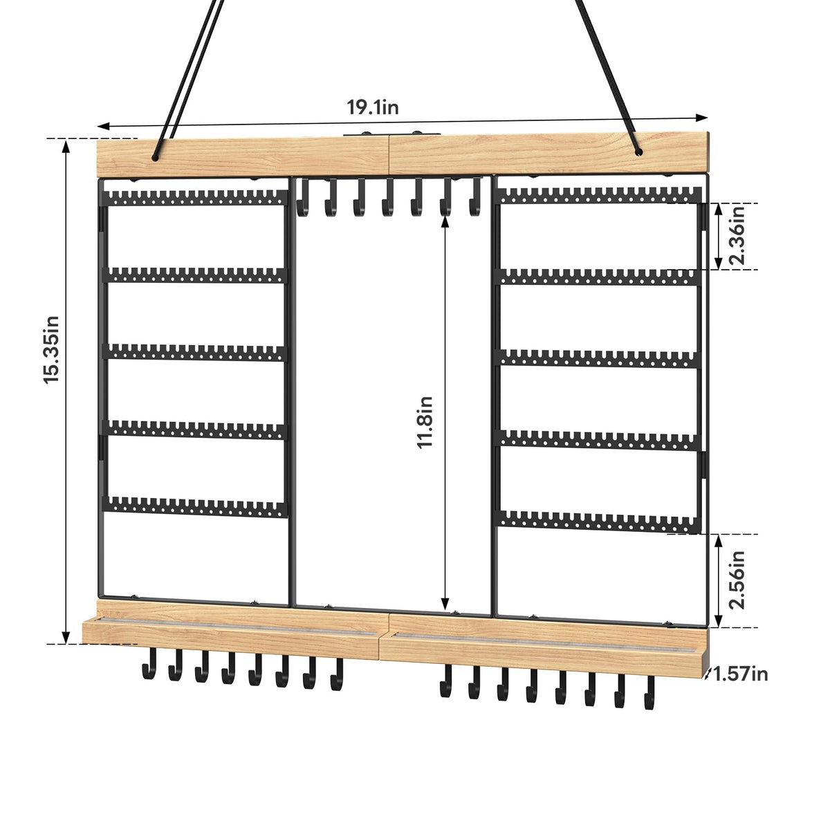 Feyejade compact space-saving design ideal for bedroom or closet