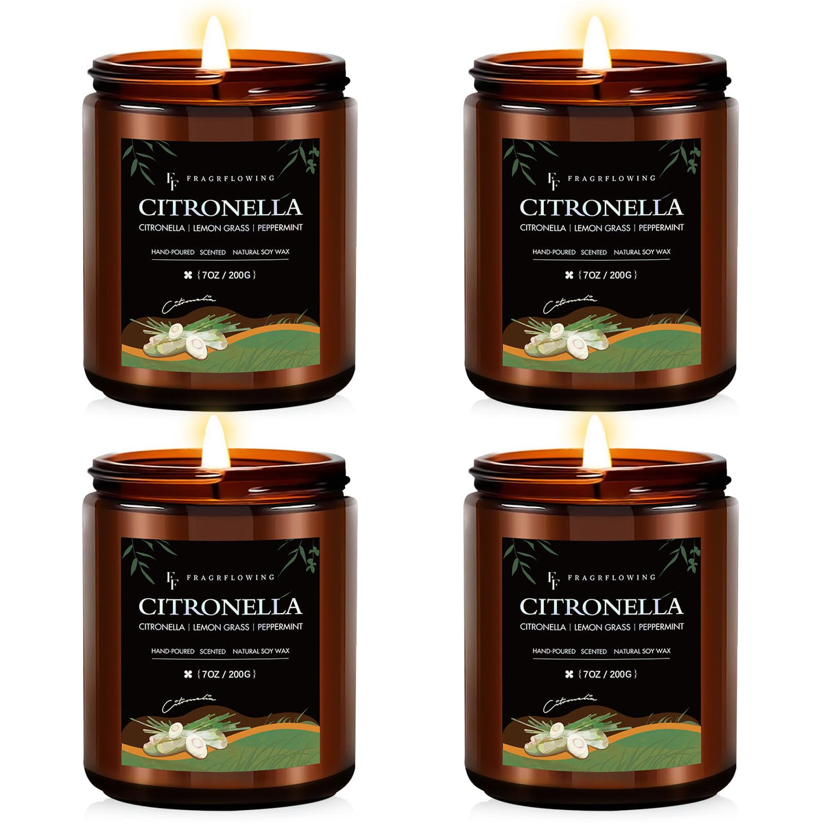 FF FRAGRFLOWING Citronella set packaging on display for gifting