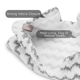 F Flammi double-sided mop head enables continuous cleaning without pad changes