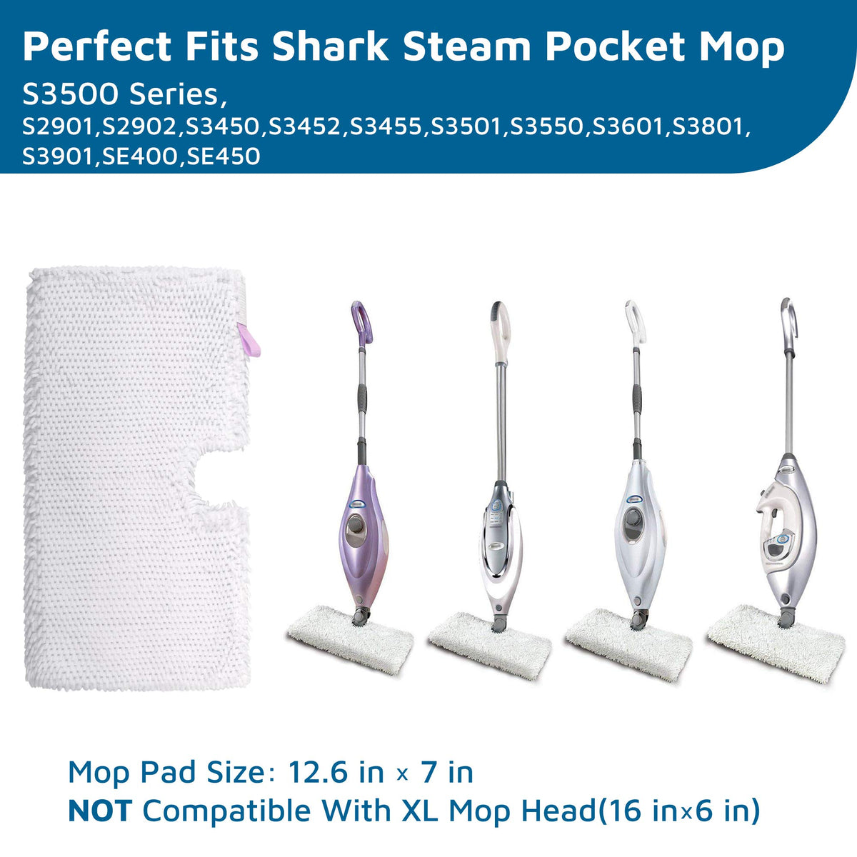 F Flammi pad back view highlights hook-and-loop closure for easy attachment.